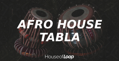 House of loop afro house tabla banner