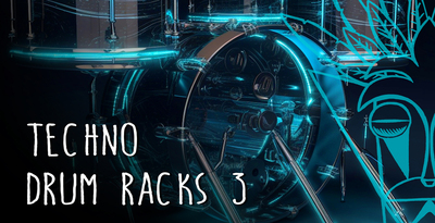 Mind flux techno drum racks 3 banner