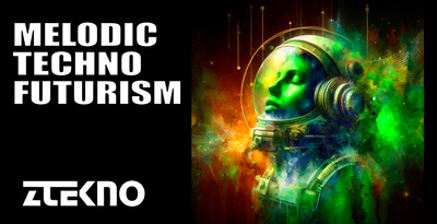 Ztekno melodic techno futurism banner