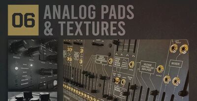 Resonance sound melodic elements 06 analog pads  textures banner