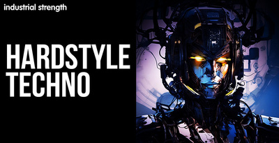 Industrial strength hardstyle techno banner