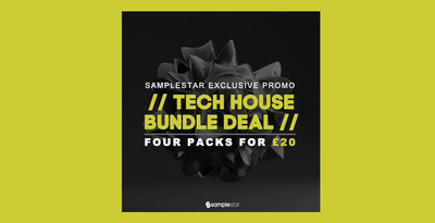 Samplestar exclusive tech house bundle banner
