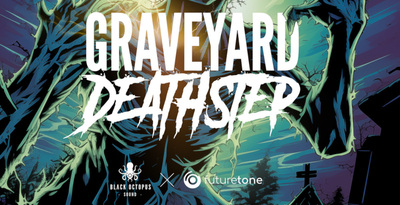 Black octopus sound graveyard deathstep banner