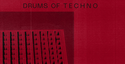 Wavetick drums of techno banner