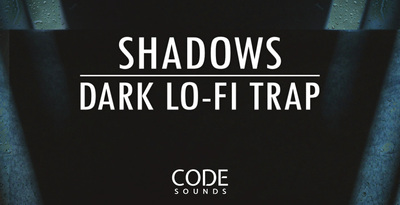 Code sounds shadows dark lofi trap banner
