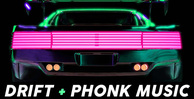 Function loops drift phonk music banner