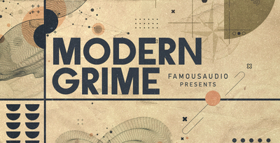 Famous audio modern grime banner