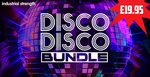 Industrial strength disco disco bundle banner