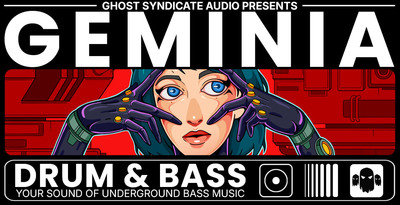 Ghost syndicate geminia drum bass banner