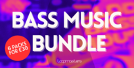 Bass music bundle banner