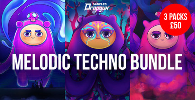 Dropgunsamples melodic techno bundle 512 loopmasters
