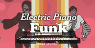 Image sounds electric piano funk banner