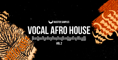 Rasster samples vocal afro house volume 2 banner