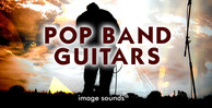 Pop band guitars banner