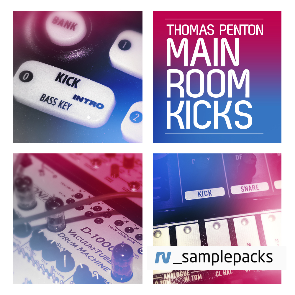 EDM Bass Drum Samples, Thomas Penton Main Room Kicks, Kick Drum
