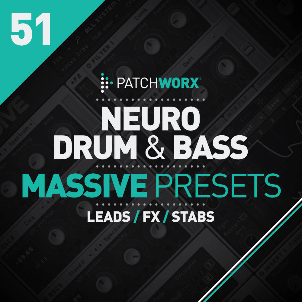 Drum And Bass Synth Presets, Neuro Drum & Bass Massive Presets, DnB