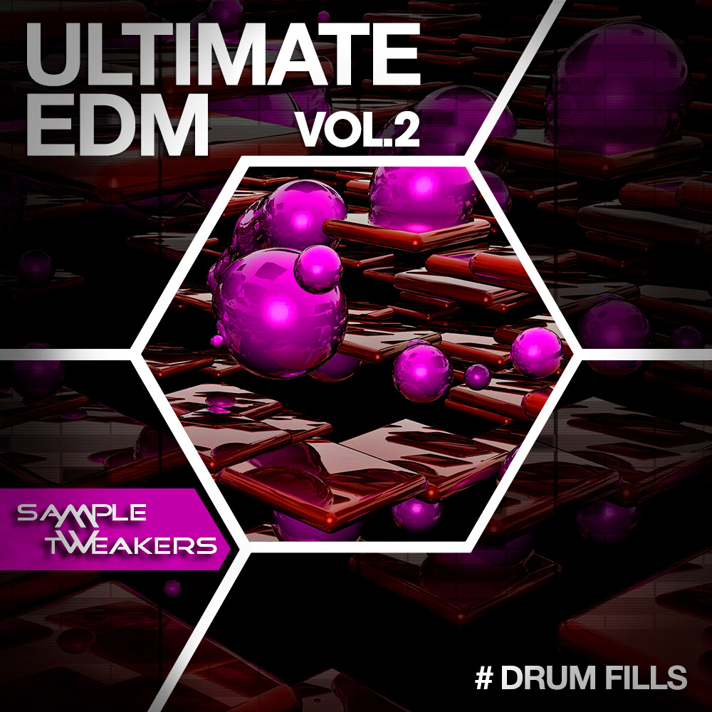 EDM Drum Fills, Progressive House Drums, Drum Fill Loops, 128BPM Drum