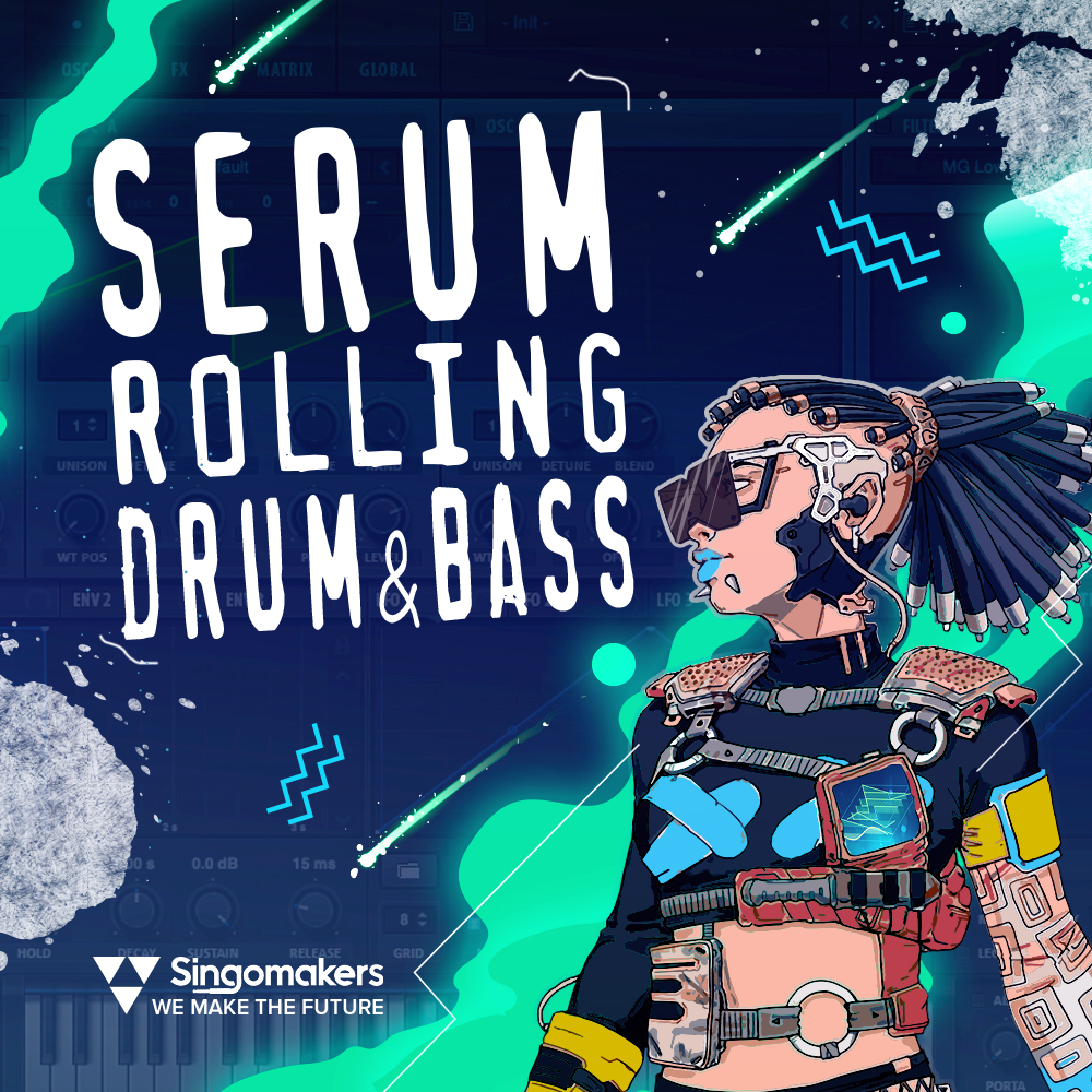 Serum Rolling Drum & Bass, Xfer Serum Synth Presets for DnB, Drum And