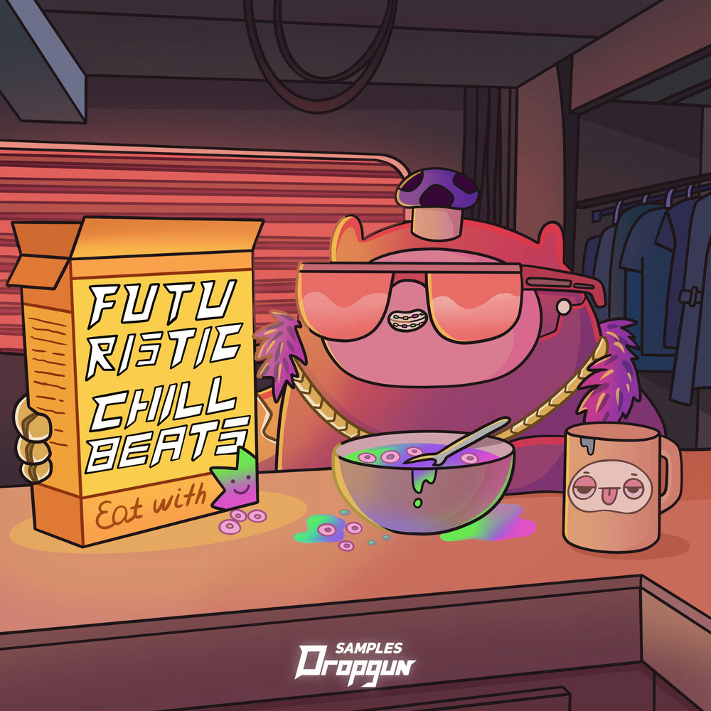 Dropgun Futuristic Chill Beats Chill Trap Drum Loops Synth For