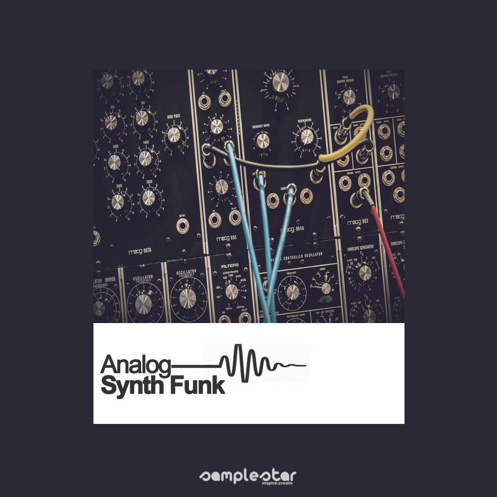 Samplestar, Analog Synth Funk, Funk Synth Loops, Synthwave Drums