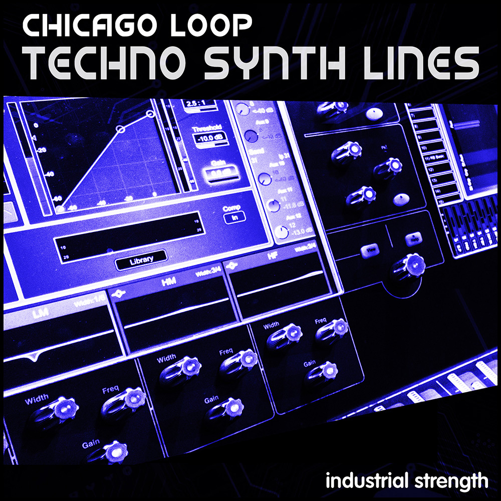 Chicago Loop Evolving Techno Synth Lines, UK Techno Synths, Techno