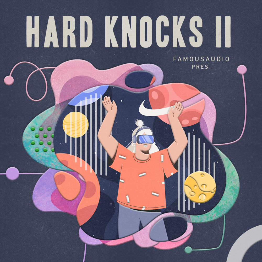 Hard Knocks Vol. 2, Famous Audio, RoyaltyFree Samples, Drum Loops