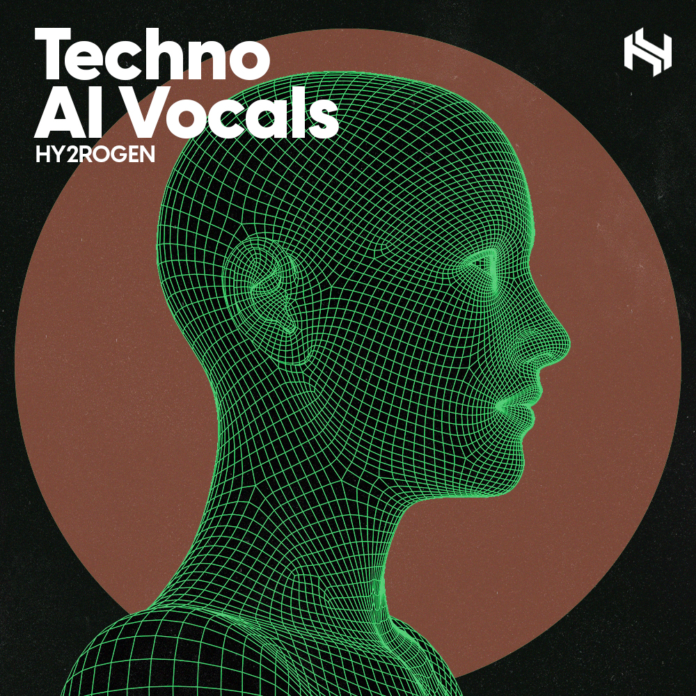 Techno AI Vocals HY2ROGEN Royalty Free Samples AI Generated Vocal