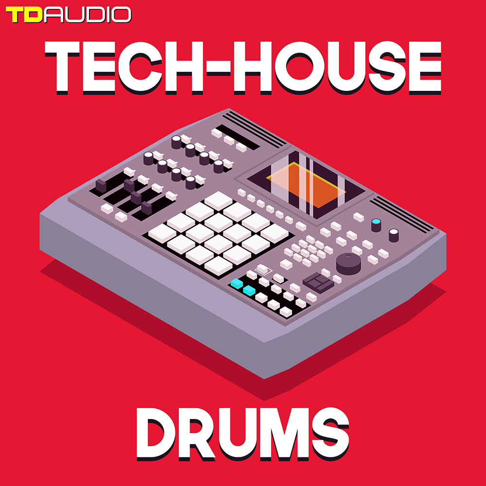 TD Audio TechHouse Drums, Industrial Strength, RoyaltyFree