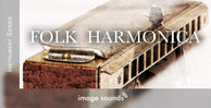 Image sounds folk harmonica banner